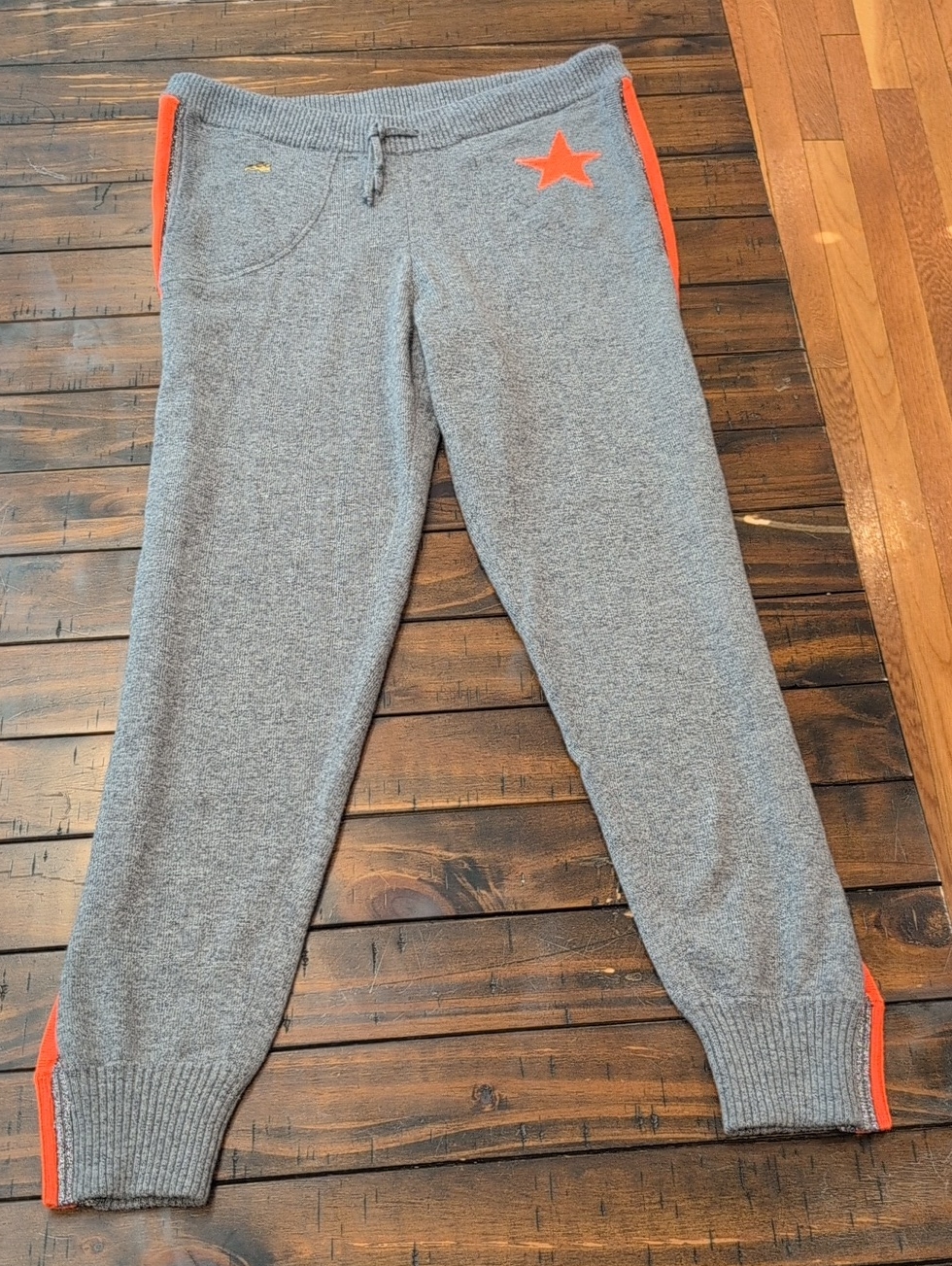 Bella Freud Billie Cashmere Track Pants Metallic Stripe Star — image 2 of 8